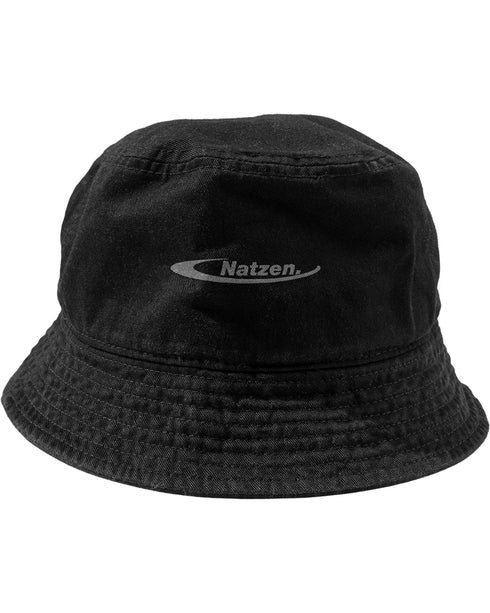 Fischerhut für Raver in schwarz mit Silber Reflex Aufdruck "Natzen"